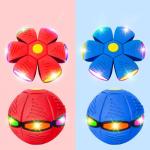 LED Flying Dog Ball Interactive Pet Toys Rubber Plastic Interactive Puppy Toys