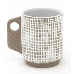 Funny Mug Sets  White Ceramic Mug With Cute Handle Garden Coffee Mugs DW-01A184 for sale