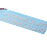 Customizable Heat Transfer Garment Label With Reflective Text for sale