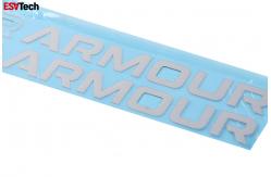 China Customizable Heat Transfer Garment Label With Reflective Text supplier