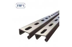 China Galvanized Sheet Slotted Strut With Galvanized Steel Slotted Strut Channel supplier