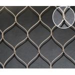 Hand Woven Stainless Steel Wire Rope Mesh , Flexible Wire Mesh Netting Durable for sale