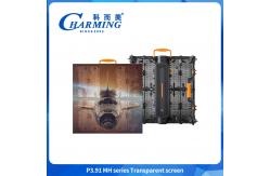 China Seamless Splicing Transparent LED Video Wall Glass Display Cabinet With Light supplier
