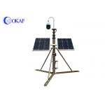 Manual Lifting CCTV Aluminum Telescopic Mast 2.0 Megapixel 1920*1080P With Tripod for sale