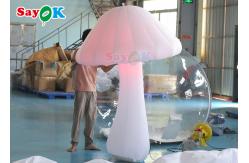 China Oxford Cloth 2m LED Inflatable Lighting Decoration White Mushroom supplier