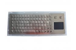 China IP67 Dynamic Waterproof Metal Keyboard Washable With Touchpad supplier