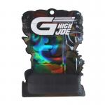 Weed Heat Sealable Die Cut Plastic Bags Irregular Shaped Zip Lock Custom