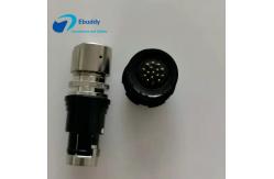 China PCB Mounted 16pin PPS PEEK Fischer Cable Connector supplier