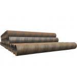 China Black Painted 1000mm Straight Seam Welded Steel Pipe Sewage Treatment Pipe manufacturer