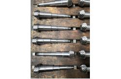 China Right Hand Spiral Bevel Gear Shaft 6.5 Module 503mm Length supplier