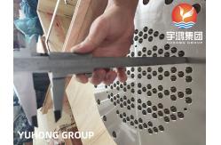 China STAINLESS STEEL TUBESHEET PLATE MADE ASTM A240 SS316L CUSTOMIZED supplier