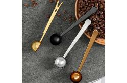 China Stainless Steel Measuring Spoon With Coffee Bag Clip supplier