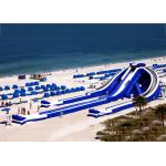 0.55mm PVC Tarpaulin Giant Inflatable Slide For Beach Sports Exciting for sale