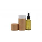 Cosmetic 30ml Essential Oil Bottle Green Glass Dropper Screen Printing for sale