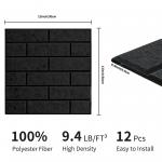 Soundproofing Acoustic Polyester Fiber Sheets Polyester Sound Absorption Panels