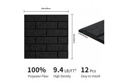China Soundproofing Acoustic Polyester Fiber Sheets Polyester Sound Absorption Panels supplier