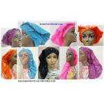 22.5 Inches Long Waterproof PVC Shower Cap Bonnets For Curly Hair for sale