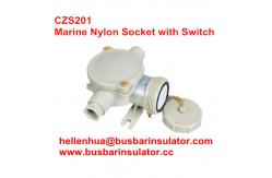 China 10A electrical socket marine nylon plug socket CZS101 Waterproof Boat Plugs supplier