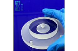 China Semiconductor Frosted Transparent Quartz Flake Quartz Flanges Corrosion Resistant supplier