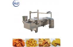 China Sweet Potato Chip Automatic Fryer Machine 30KW Automatic Lifting System supplier