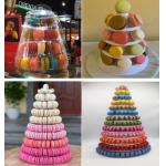 13 Layer Macaron Display Stand Macaron Carton Packaging Custom Printing for sale