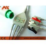 CFS 3 Lead Patient Monitor Cables 10 Pin Siemens Ecg Cable for sale