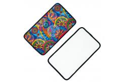 China Sublimation Car Armrest Pad Blanks Custom Printing Neoprene Console Armrest Pad Cover supplier