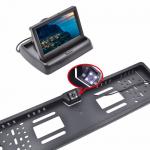 4.3 TFT LCD Backup Camera Kit , Reverse Parking Camera Plastic Shell Material for sale