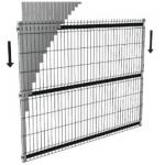 3d Design 60x60mm Curved Metal Fence For Garden for sale