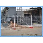 Hot Dipped Galvanized Welded Temporary Fence High Security , Removable Performance