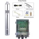 3.2 CBM H 3 Inch 48V Well Submersible Centrifugal Brushless Dc Solar Water Pump for sale