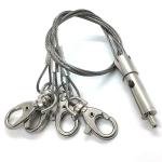 Adjustable Flower Pot Hanging Kit Three Legs Plant Pot Wire Suspension Kit for sale