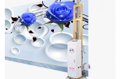 China Free Width 3D Wall Inkjet Printer With 4.3inch Lcd Touch Screen supplier