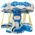 Ice Snow Flying Chair Ride 2.6 M Height LED Lighting Safe For Kids for sale