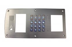 China Explosion proof 16 keys metal keypad customized blue backlit keypad supplier