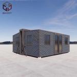 50mm EPS Roof Prefab Collapsible Tiny House Container With Sandwich Panel