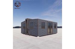 China 50mm EPS Roof Prefab Collapsible Tiny House Container With Sandwich Panel supplier