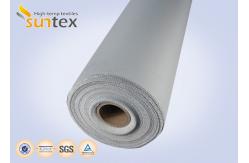 China Waterproof Pu Coated Glass Fibre Fabric for Extremely High Temperature Protect supplier