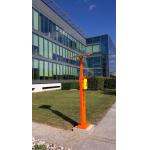 Vandal Proof Roadside Emergency Phone with Solar Powered, Campus Emergency Phone Pillar