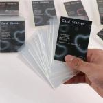 Standard Plastic Card Sleeves Customize Fashion Design for sale