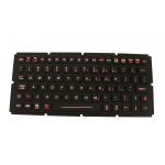 IP67 Dynamic Sealed Silicone Industrial Keyboard For Ruggedized Computer / Laptop for sale