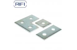 China Unistrut Channel Fittings Plat Angle 90 Degree Square Wing Shap Zinc Plated supplier