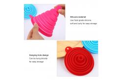 China FDA Approved Mini Silicone Collapsible Funnel for oil Liquid Transfer supplier