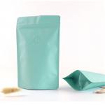 Gravure Printing Matte Finish Aluminum Foil Zipper Coffee Bags With Valve