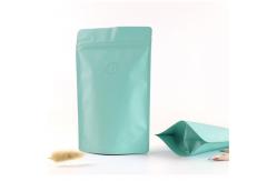 China Gravure Printing Matte Finish Aluminum Foil Zipper Coffee Bags With Valve supplier