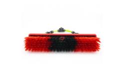 China Nylon Filament Solar Panel Cleaning Brush With Water Fed Pipe supplier