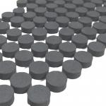 Black Flame Retardant CR / EPDM Foam 1.5 G/cm3 Density for sale
