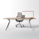 Side Cabinet Grey Executive Desk Width 1800mm Customized Manager Office Desk