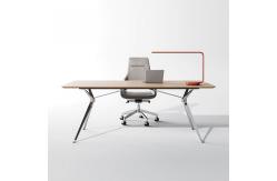 China Side Cabinet Grey Executive Desk Width 1800mm Customized Manager Office Desk supplier