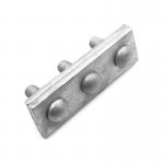 Durable 3 Bolt Guy Clamp Parallel Groove Clamp Hot Galvanized for sale